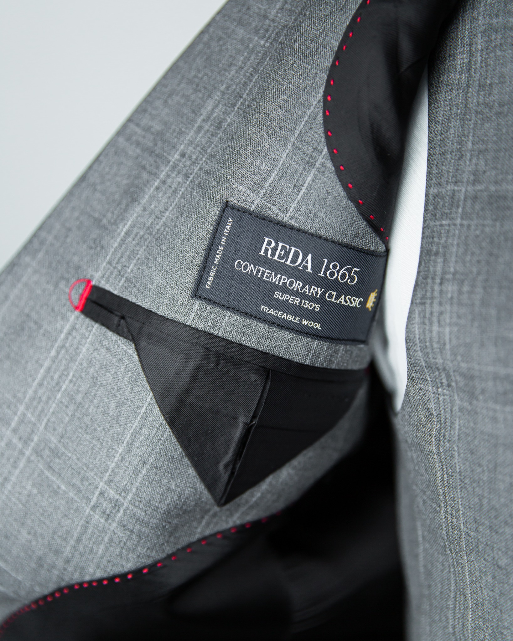 REDA 1865 Contemporary Classic 內裡標籤特寫